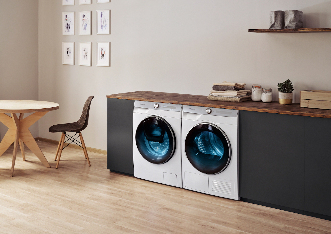 Samsung lleva inteligencia artificial a sus lavadoras -