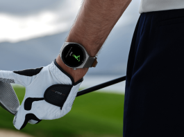 Jugando al golf con Huawei Watch GT 3 Pro