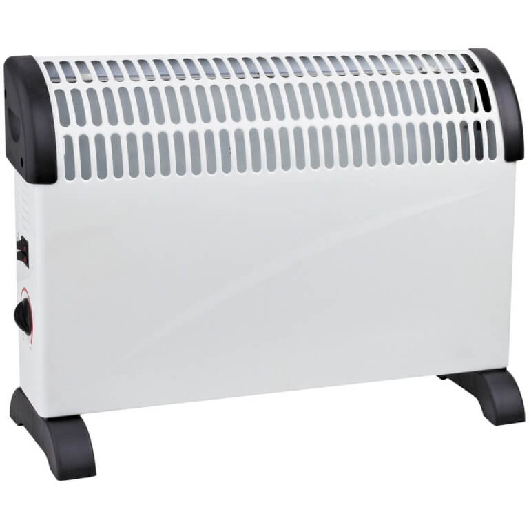 Calefactor eléctrico blanco
