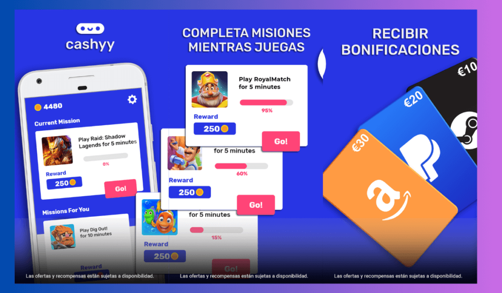 Cashyy: una app para ganar dinero jugando en 2024