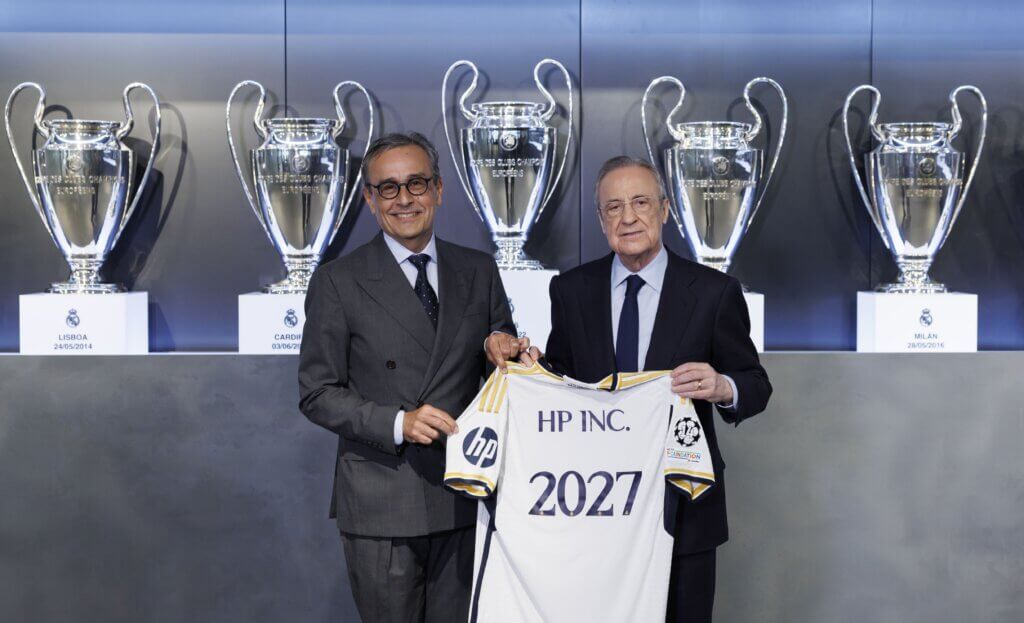 HP se convierte en patrocinador del Real Madrid